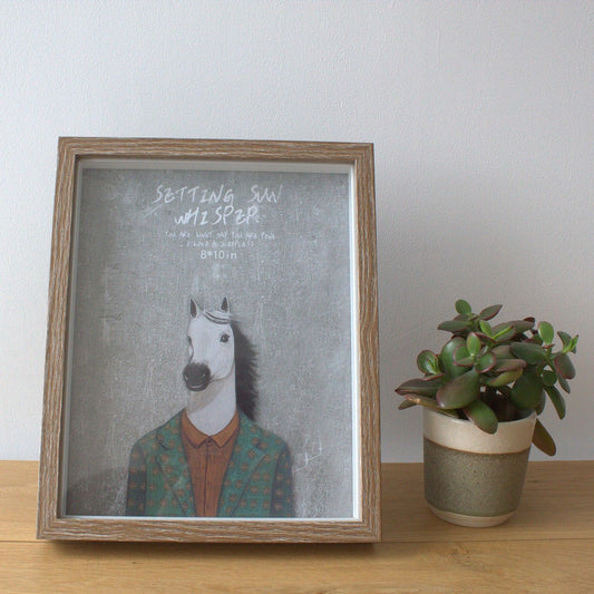 Deep Box Frame - Brown Brush - 8x10 inch (Special)