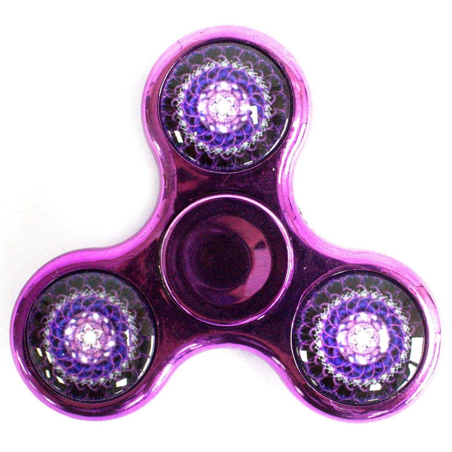Metal Fidget Spinner - Purple Mandela