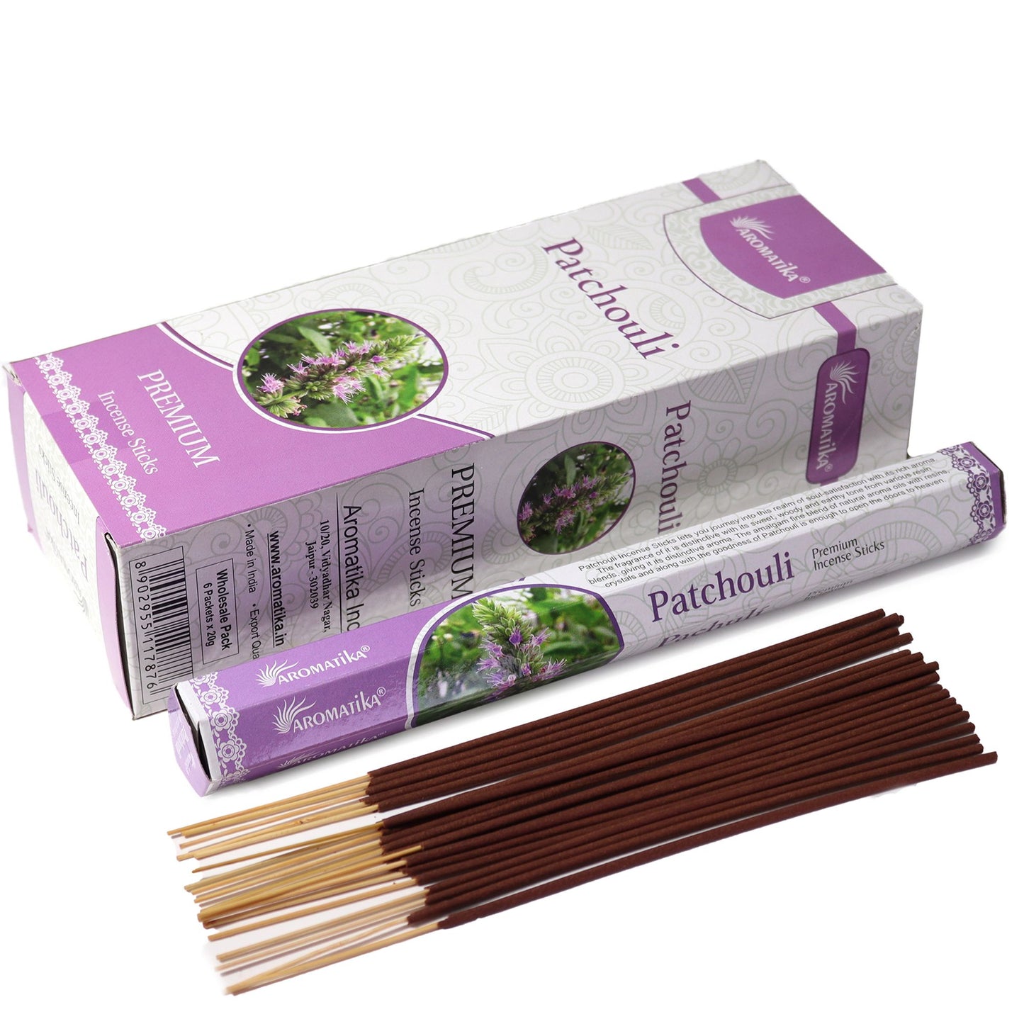 Aromatika Charcoal Free Hex Incense - Patchouli