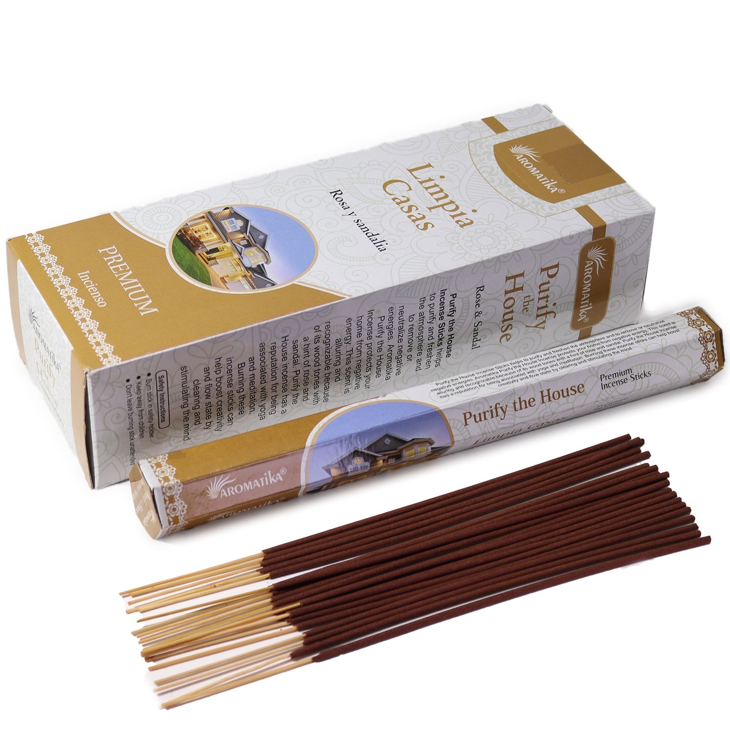 Aromatika Charcoal Free Hex Incense - Purify the House