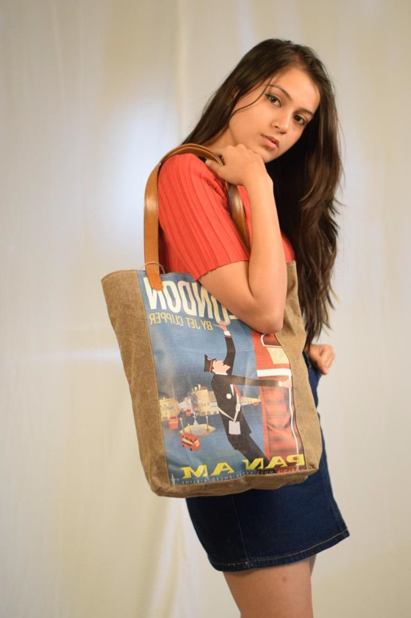 Vintage Travel Bag - London