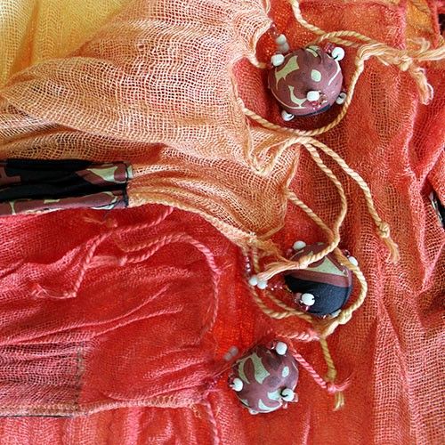 Linen Décor Scarves - Oranges Combo