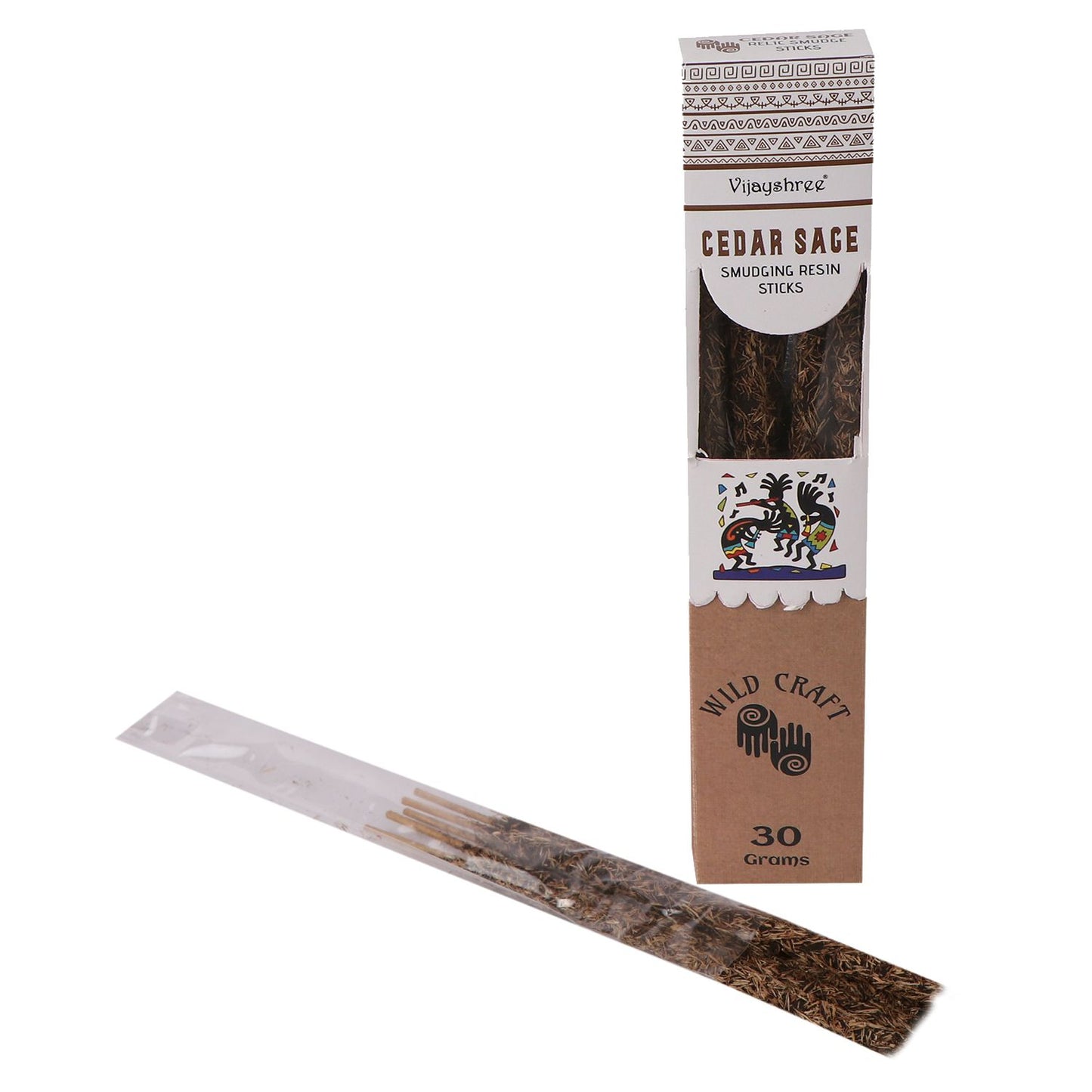 30g Golden Cedar Sage Smudging Resin Sticks