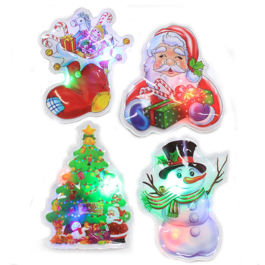 Flashing Christmas Stickers - Selection 1