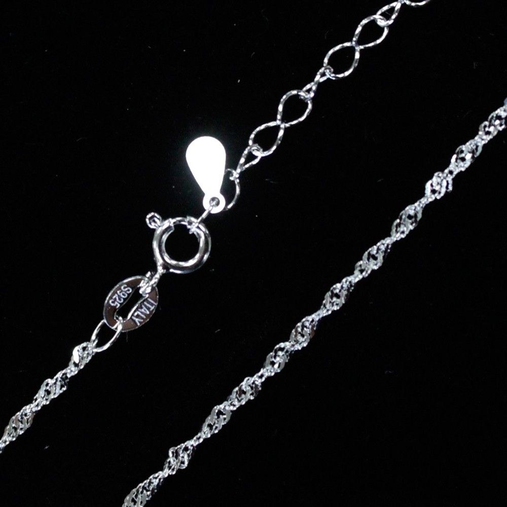Twist 925 Adjustable Silver Chains 45 - 40cm