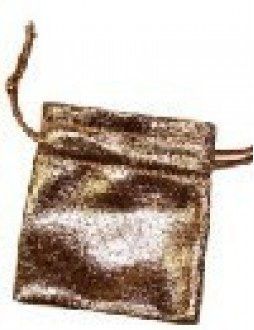 Small Metalic Bags 6x7cm- Gold