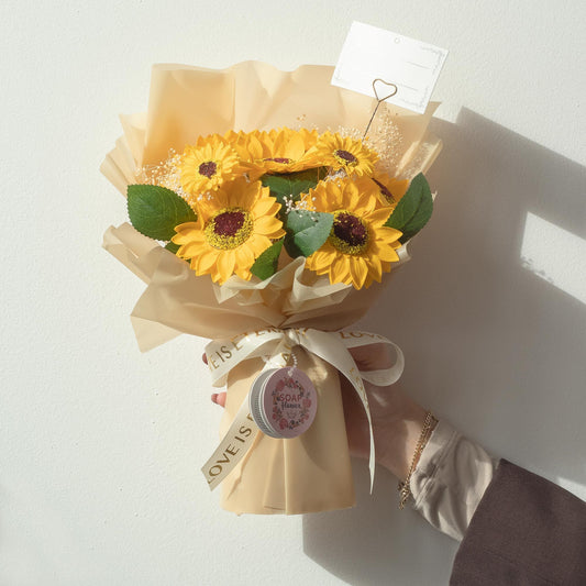 Large Sunflowers Bouquet - Love is Eternal - Gift Card