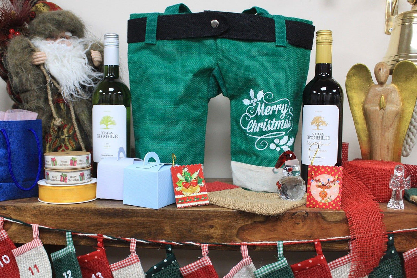 Santa Pants - Green