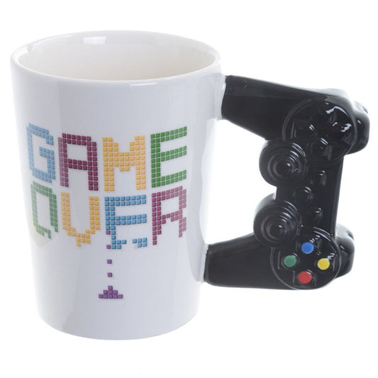 GAME OVER Game Controller Shaped Handle Mug