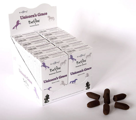 Unicorns Grace Back Flow Incense Cone
