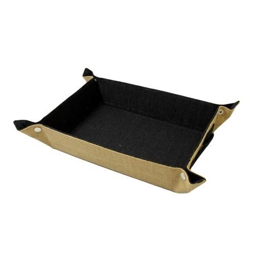 Jute-Wellnessschalen mittel - schwarz