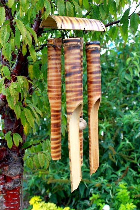 Bamboo Chimes 4 Med Tubes.
