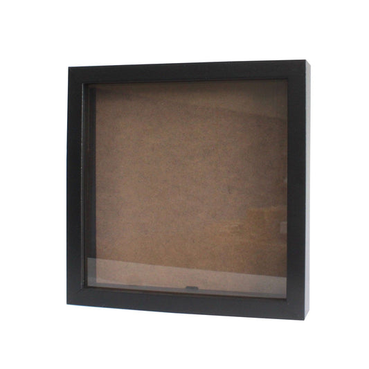 Deep Box Frame - Large Square - 25x25cm - Black