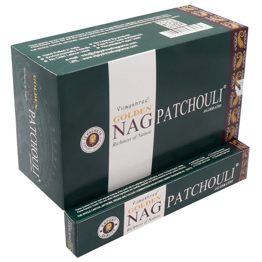 15g Golden Nag - Patchouli Incense