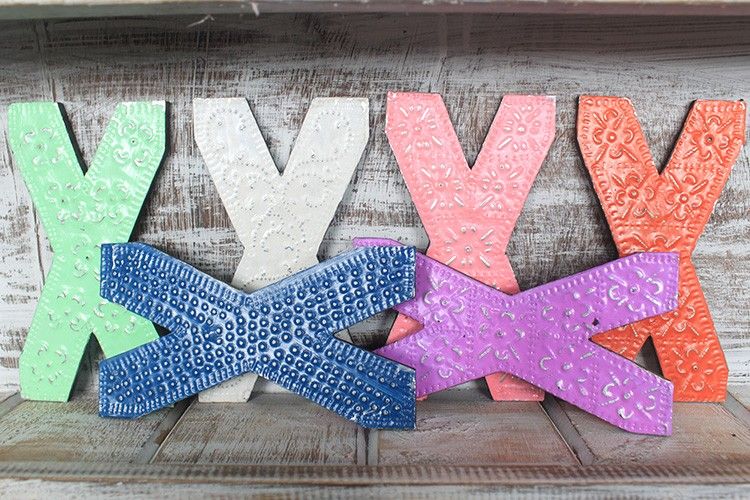 Letter "X" - Assorted Colours - 15cm