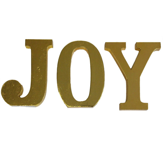 Shabby Chic Letters Gold - JOY