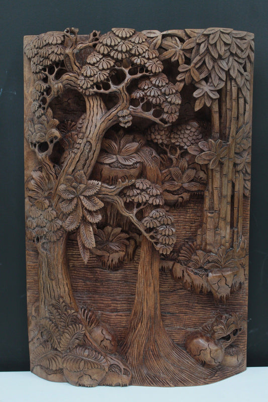 Bali Artisan Panels - Rainforest & Waterfall