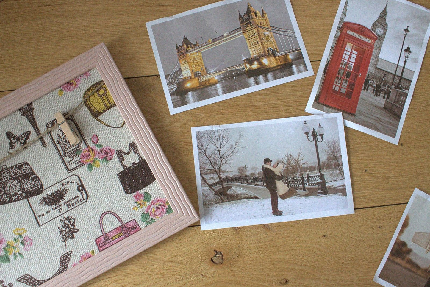 Mini DIY Peg Photo Frames - Assorted Floral