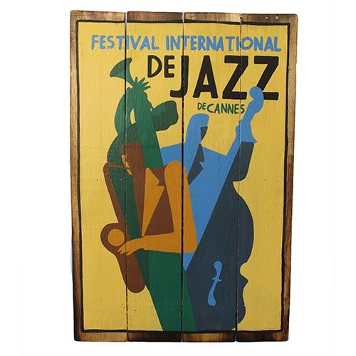 Rough Wooden Signs - Jazz De Cannes