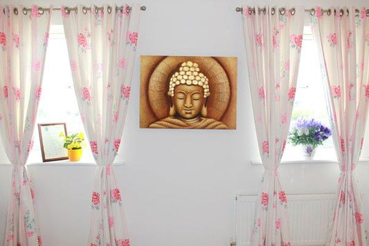 Sun Buddha Golden 60x80cm