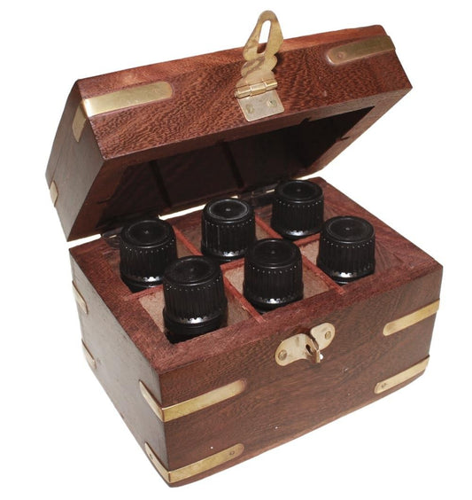 Box of 2 Aromatherapy Carved Box (holds 6)