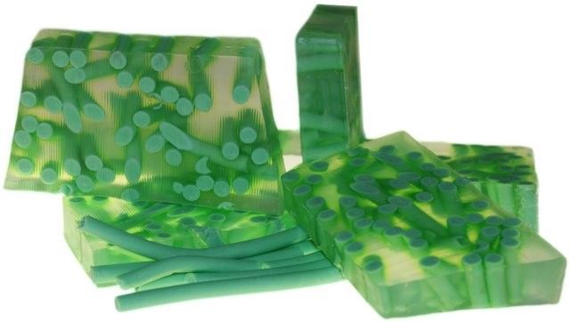 Lime & Ginger Spaghetti Soap