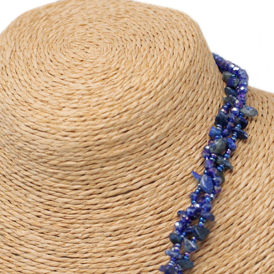 Chipstone & Bead Necklace - Lapis
