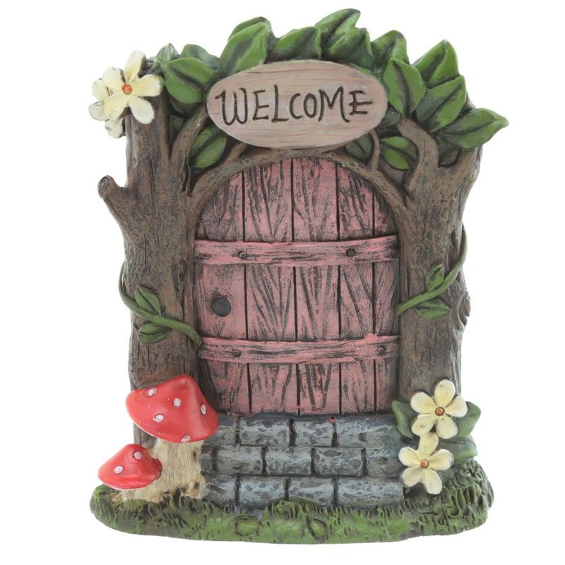 Fairyland Woodland Welcome Fairy Door with Figurine