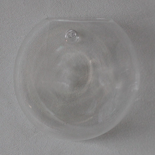 All Glass Terrarium - Small Hanging Wall Bowl