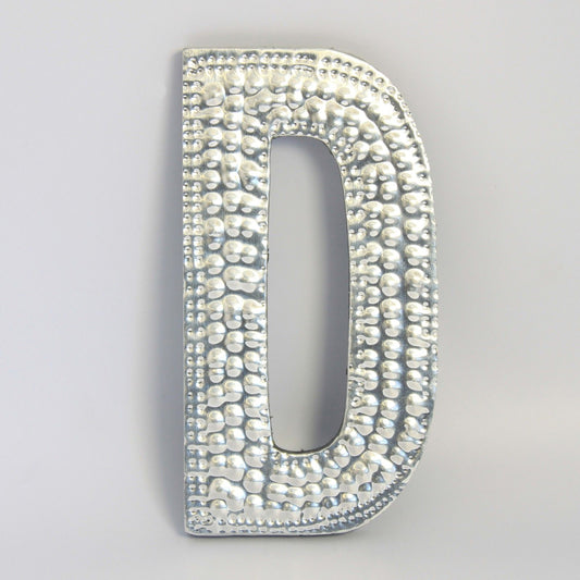 Sm Arty Aluminum Letters - D