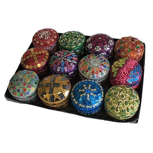 Lrg Round Trinket Box - 58mm