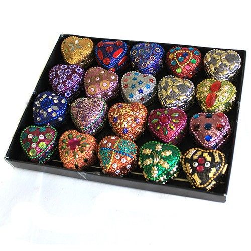 Mini Hearts Trinket Box - 33mm