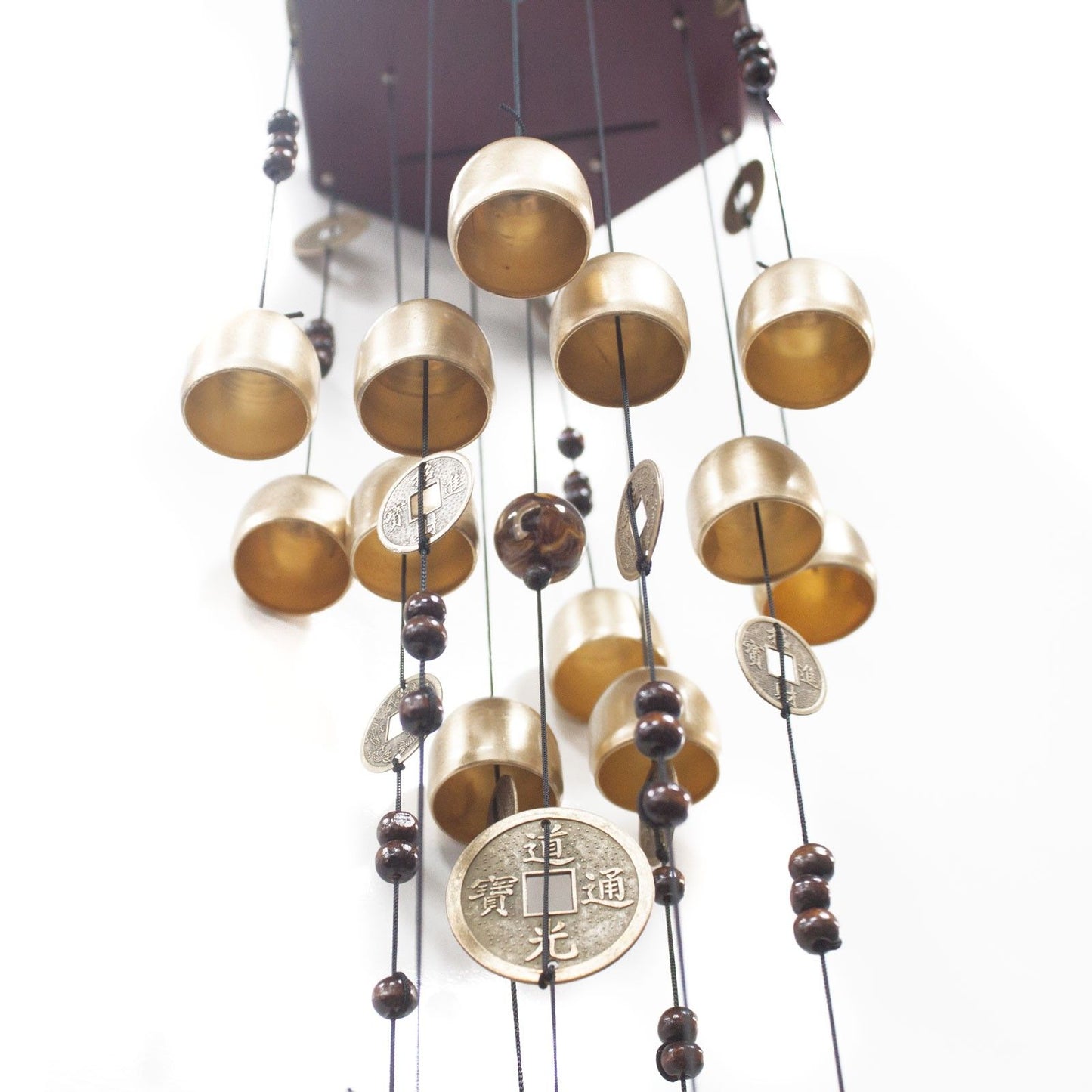 Feng Shui Chimes - Hexagon 18 Bells & Fan