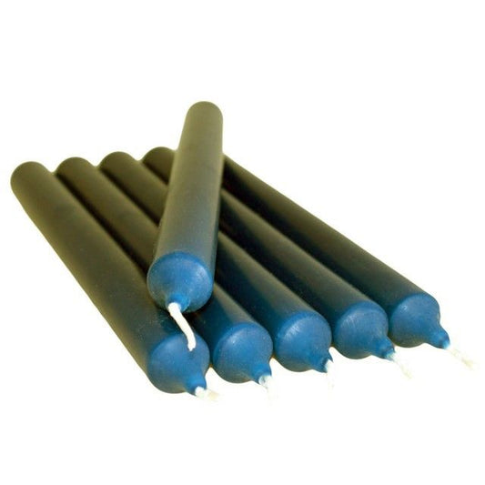 Navy Blue Dinner Candles