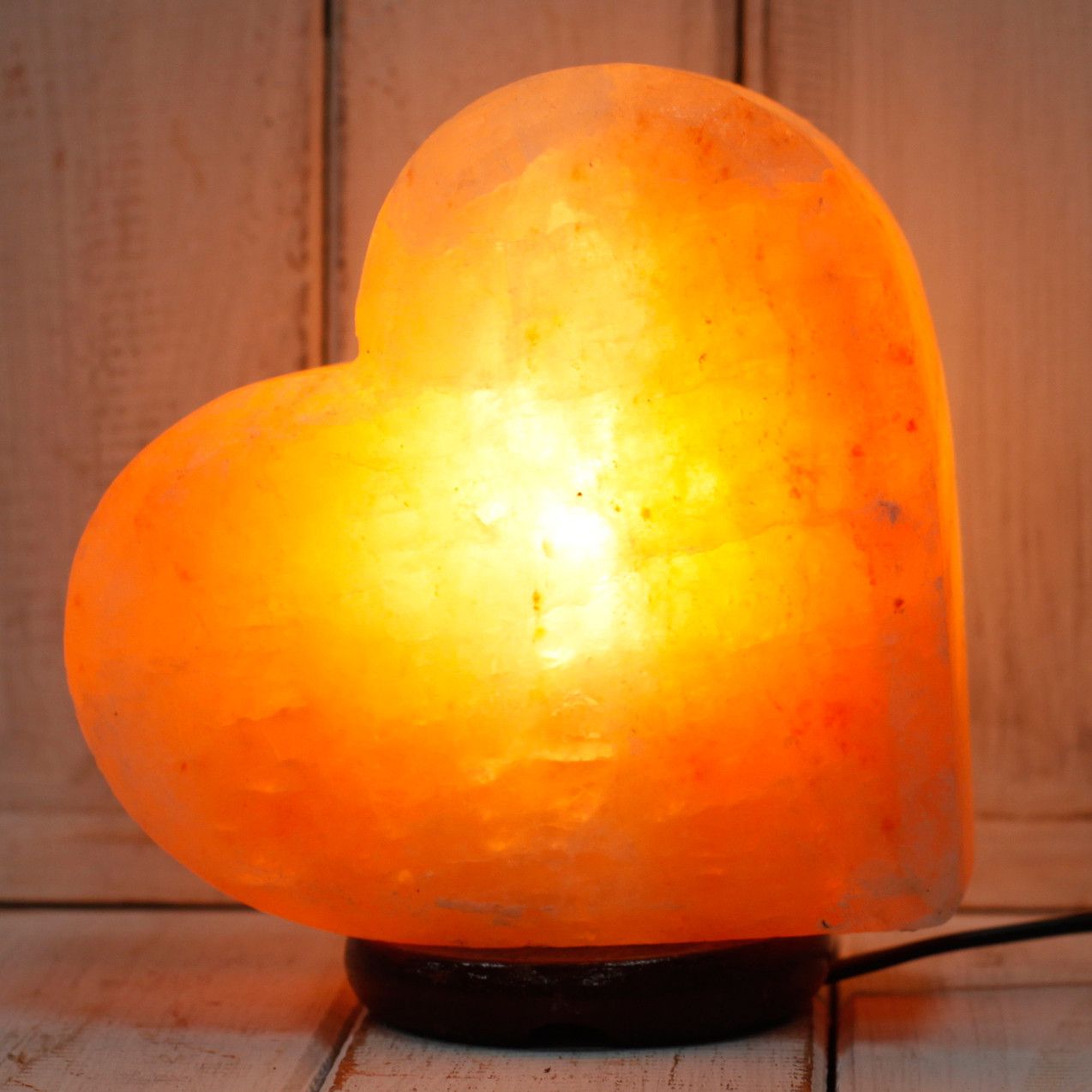 Crafted Salt lamp - Heart
