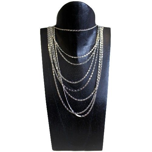 Silver Coated Curb Chain - Classic Link