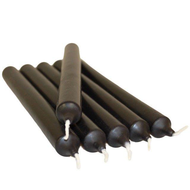 Black Dinner Candles