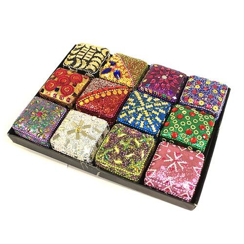 Lrg Square Trinket Box - 55mm