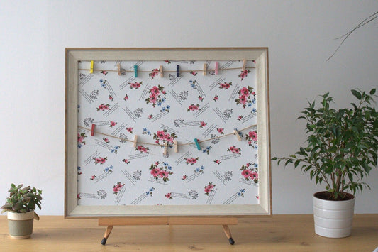 Lrg DIY Peg Photo Frames - Floral