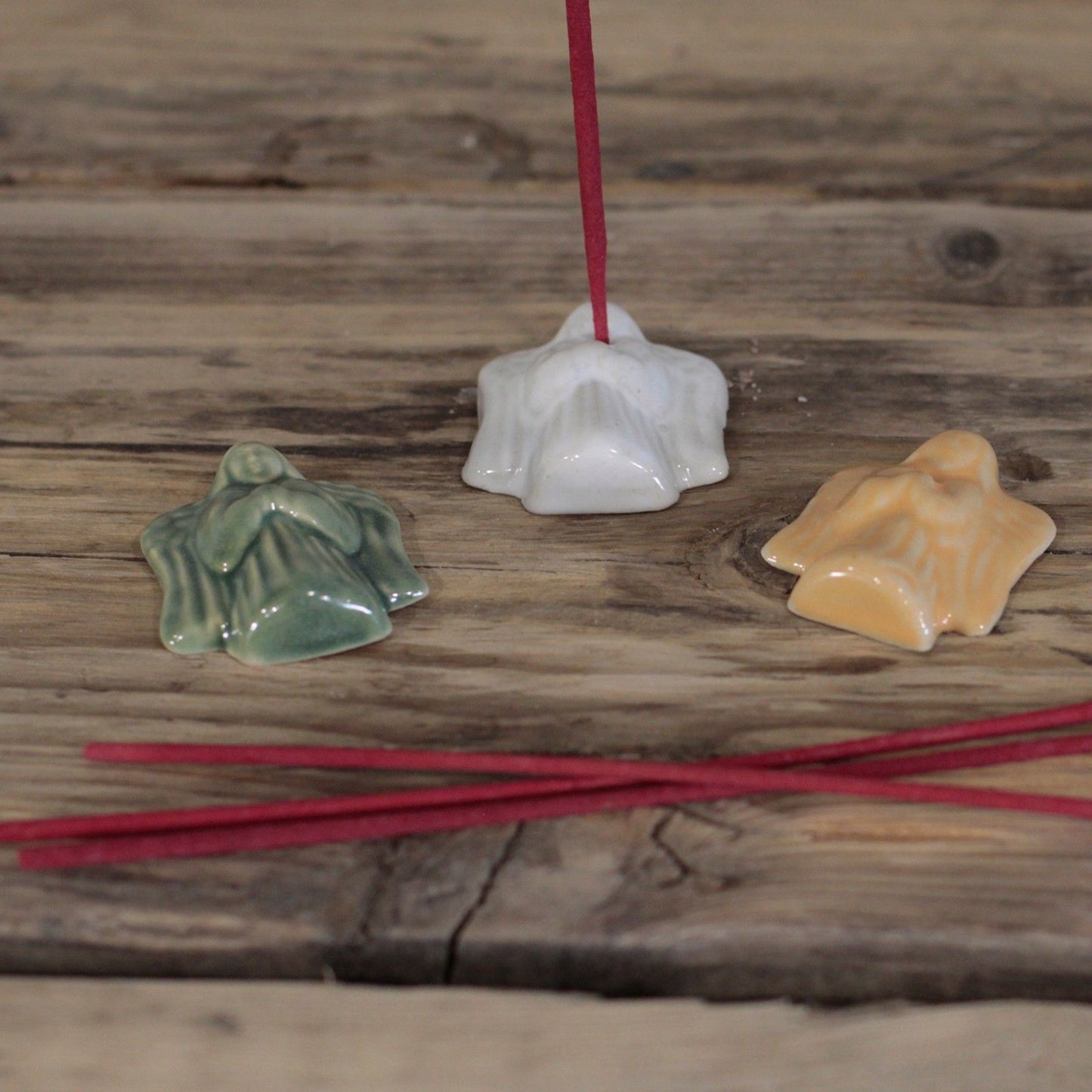 Ceramic Incense Holder - Angel (asst cols)
