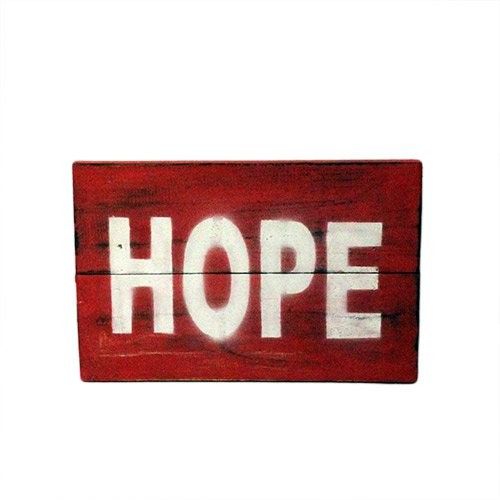 Rough Wooden Signs - Hope