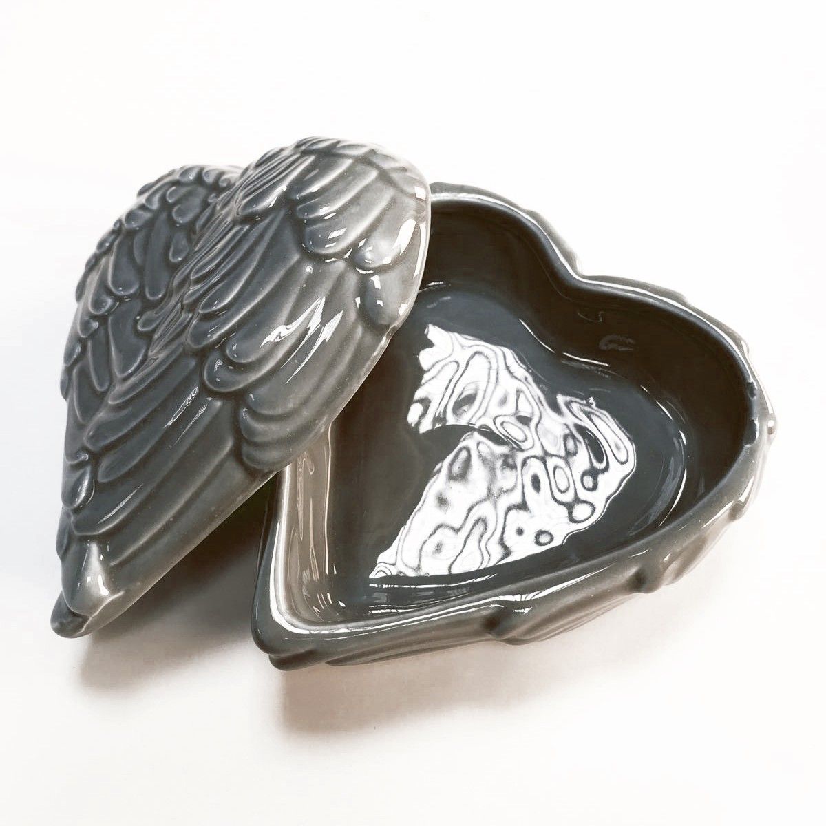 Angel Wings Trinket Box - Tan