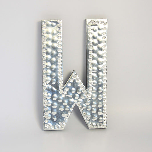 Sm Arty Aluminum Letters - W