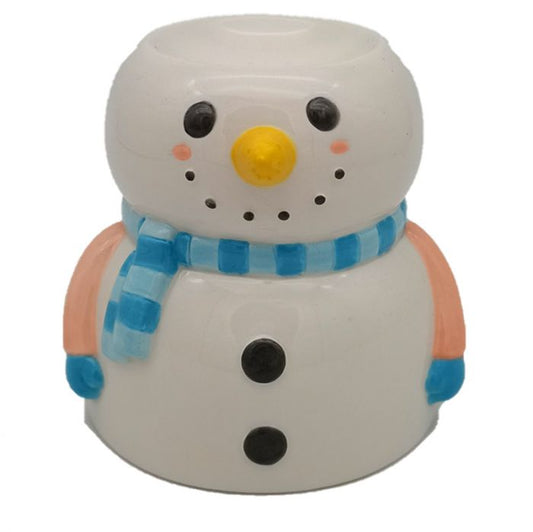 Snowman Shaped Christmas Ceramic Oil Burner