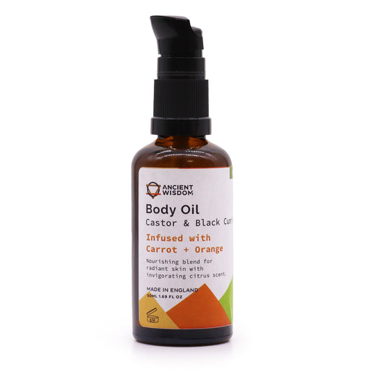 Organic Body Oil 50ml - Carrot & Orange