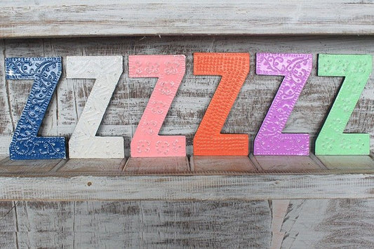 Letter "Z" - Assorted Colours - 15cm