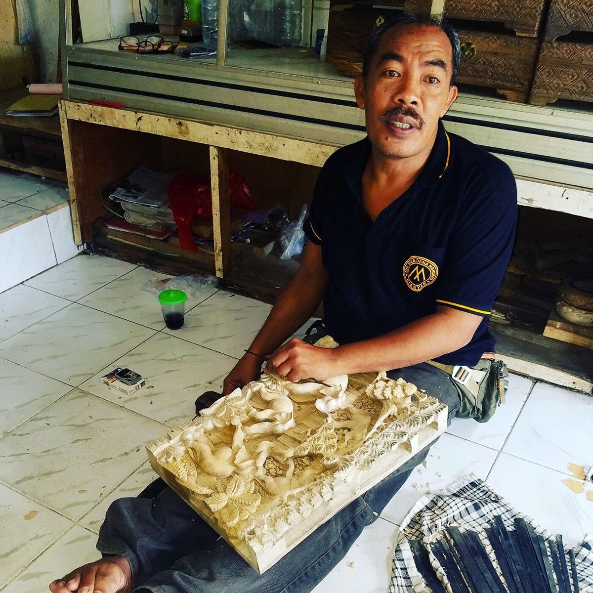 Bali Artisan Panels - Fish & Coral