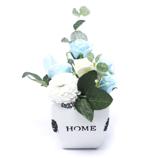 Bouquet Petite Flower Pot - Soothing Blues