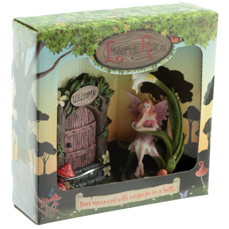 Fairyland Woodland Welcome Fairy Door with Figurine