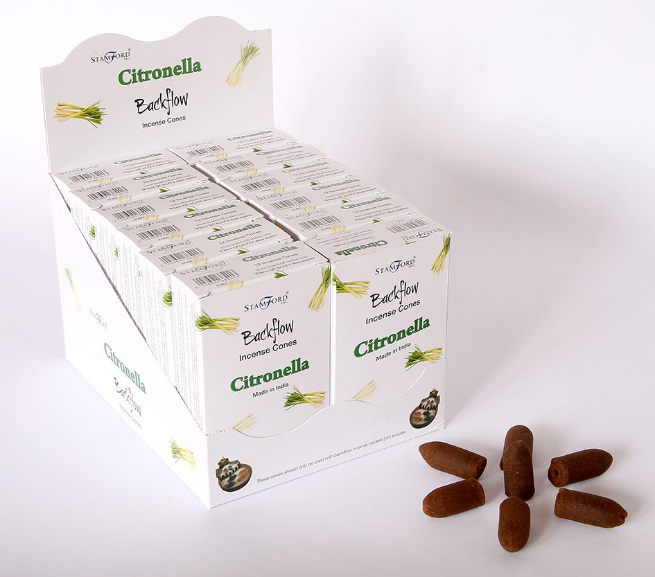 Citronella Back Flow Incense Cones